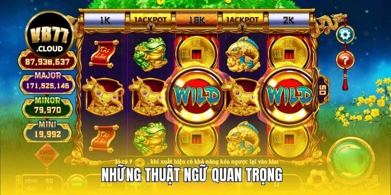 Những thuật ngữ quan trọng xuất hiện trong trò chơi nổ hũ 